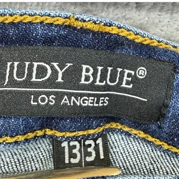 Judy Blue Skinny Fit Jeans Medium Wash Mid Rise JB822252MD Womens Size 13/31 - Picture 4 of 12